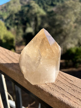 Load image into Gallery viewer, Citrine Tower with Mica and Albite Raw Section