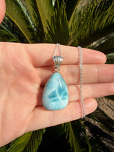 Load image into Gallery viewer, Larimar Teardrop Necklace 84NU