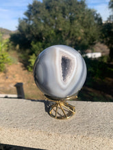 Load image into Gallery viewer, Agate Druzy Sphere 78mm