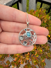 Load image into Gallery viewer, Larimar Ocean Necklace 80SQ