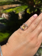 Load image into Gallery viewer, Citrine Eye Ring Size 6.5 50ABL