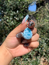 Load image into Gallery viewer, Larimar Teardrop Pendent