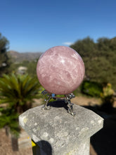 Load image into Gallery viewer, Rose Quartz Sphere 132CC