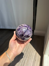 Load image into Gallery viewer, Amethyst Chevron Sphere 120SH