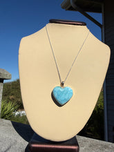 Load image into Gallery viewer, Larimar Heart Necklace 75PR