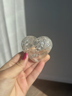 Quartz Flat Back Heart 24CS