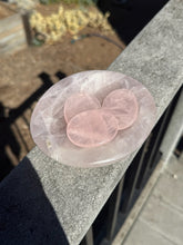 Load image into Gallery viewer, Rose Quartz Palm Stone Intuitively Selected 8RE