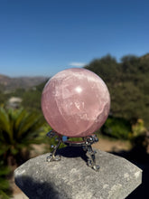 Load image into Gallery viewer, Rose Quartz Sphere 65CA