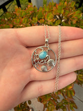 Load image into Gallery viewer, Larimar Ocean Necklace 80SQ