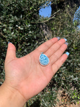 Load image into Gallery viewer, Larimar Teardrop Pendent