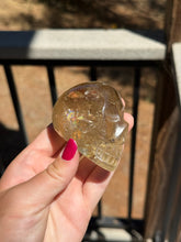 Load image into Gallery viewer, Citrine Skull 145J