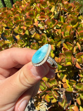 Load image into Gallery viewer, Larimar Ring Size 6+ Adjustable 38LE