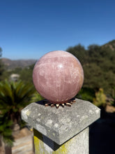 Load image into Gallery viewer, Rose Quartz Sphere 165WI