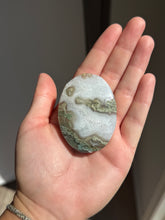 Load image into Gallery viewer, Moss Agate Palm Stone Intuitively Selected 18KP
