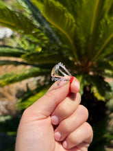 Load image into Gallery viewer, Citrine Eye Ring Size 8 50RA
