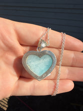 Load image into Gallery viewer, Larimar Heart Necklace 60TA