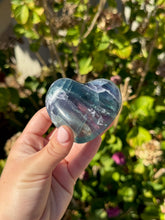 Load image into Gallery viewer, Blue Fluorite Heart 120VD