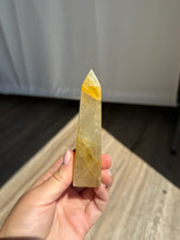 Load image into Gallery viewer, Golden Healer Quartz Obelisk Tower 16HU