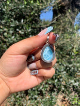 Load image into Gallery viewer, Larimar Teardrop Pendent