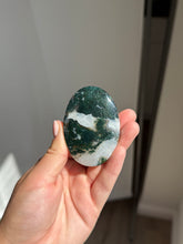 Load image into Gallery viewer, Moss Agate Palm Stone Intuitively Selected 18KP