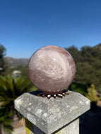 Rose Quartz Sphere 154FB