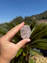 Load image into Gallery viewer, Rose Quartz Palm Stone Intuitively Selected 8RE