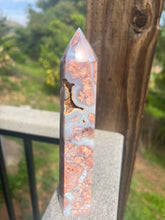 Load image into Gallery viewer, Cotton Candy Agate Tower Medium