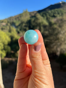 Larimar Dark Translucent Sphere
