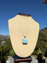 Load image into Gallery viewer, Larimar Square Necklace 78EL