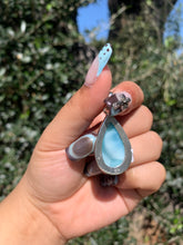 Load image into Gallery viewer, Larimar Teardrop Pendant