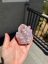 Load image into Gallery viewer, Lavender Pink Amethyst Flower Agate Flame 58CA