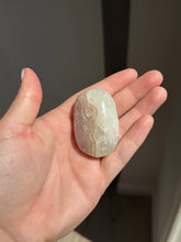 Load image into Gallery viewer, Chevron Anethyst and Crazy Lace Agate Palm Stone Intuitively Selected 15KV