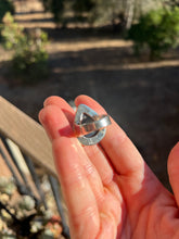 Load image into Gallery viewer, Labradorite Teardrop Sterling Silver Ring