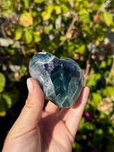 Load image into Gallery viewer, Blue Fluorite Heart 120VC