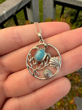 Load image into Gallery viewer, Larimar Ocean Necklace 80SQ
