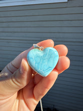 Load image into Gallery viewer, Larimar Heart Necklace 75PR