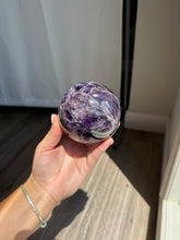 Load image into Gallery viewer, Amethyst Chevron Sphere 120SH