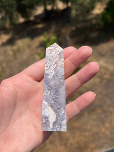 Pink Amethyst Lavender Obelisk