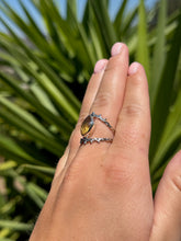 Load image into Gallery viewer, Citrine Eye Ring Size 8.5 50RC