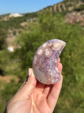 Load image into Gallery viewer, Pink Amethyst Moon With Stand 46PB