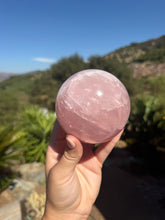 Load image into Gallery viewer, Rose Quartz Sphere 65CA