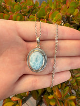 Load image into Gallery viewer, Larimar Oval Necklace 120LJ