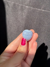 Load image into Gallery viewer, Blue Lace Agate Cabbed Heart 20HI