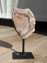 Load image into Gallery viewer, Pink Amethyst Slab on Stand 32HB