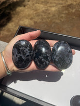 Load image into Gallery viewer, Indigo Gabbro Palm Stone Intuitively Selected 25AH