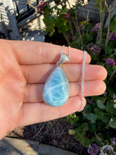 Load image into Gallery viewer, Larimar Teardrop Necklace 90TL