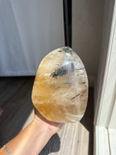 Load image into Gallery viewer, Citrine Black Tourmaline Flame with Hematoid 500RS