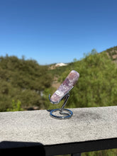 Load image into Gallery viewer, Pink Amethyst Moon With Stand 46PB