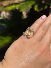 Load image into Gallery viewer, Citrine Eye Ring Size 6.5 50ABL