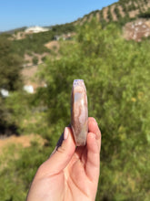 Load image into Gallery viewer, Pink Amethyst Moon With Stand 46PB